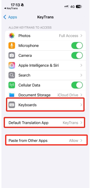 System Permissions