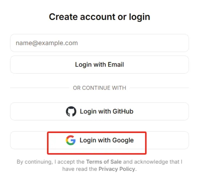 Groq Console Login Interface